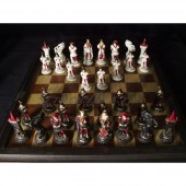 Šachy - Renesanční (malované)
